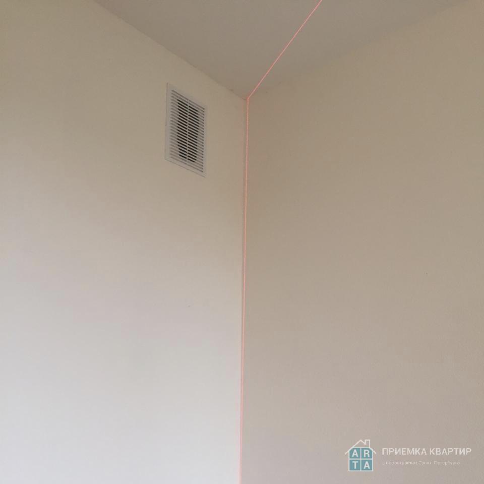 Отклонение стен в комнате на 5 мм