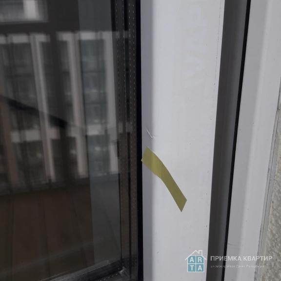 Царапины на профиле балконной двери